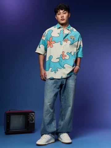 Buy Scooby Doo: Mystery Machine Men Oversized Shirt Online C76