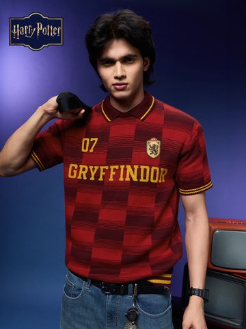 Buy Harry Potter: Gryffindor Oversized Polo Online. P09