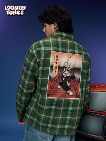 Buy Bugs Bunny: Samurai Men Relaxed Shirts Online C76