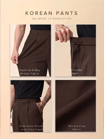 Buy Korean Pants: Fudge Men Korean Pants Online F56