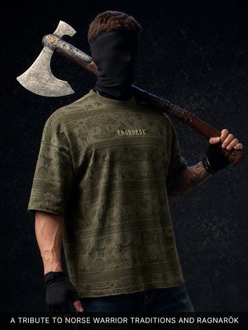 Buy Oversized T-Shirt: Ragnarok Men Oversized T-Shirt Online OS23