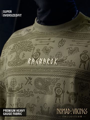Buy Oversized T-Shirt: Ragnarok Men Oversized T-Shirt Online OS23