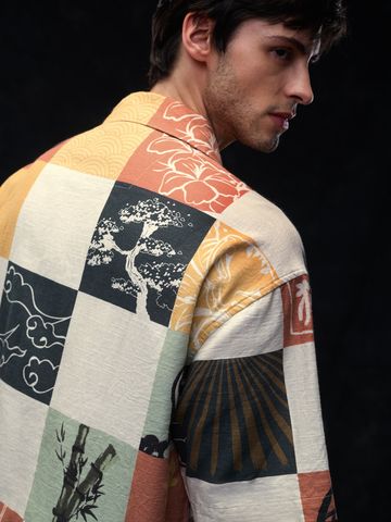 Buy Kung Fu Panda: Tibet Men Oversized Shirts Online C76