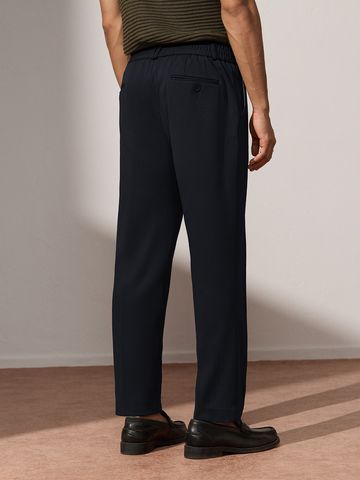Buy Straight-Fit Pants: Indigo Blue Men Pants Online F56