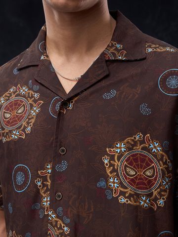 Buy Spider-Man: Indie Hero Men Oversized Shirts Online C76