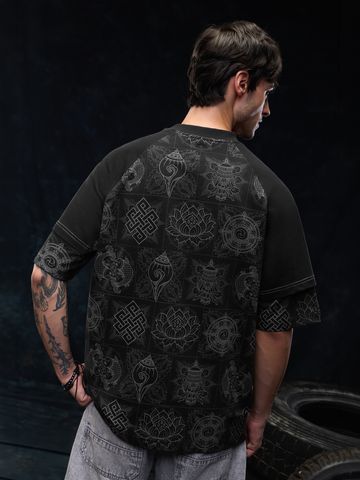 Buy Tibetan Tales: Good Luck Men Oversized T-Shirts Online OS23