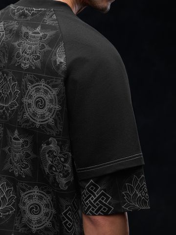 Buy Tibetan Tales: Good Luck Men Oversized T-Shirts Online OS23
