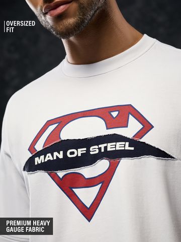 Buy Superman: Clark's Secret Men Oversized T-Shirts Online OS23