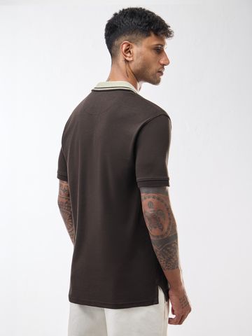 Buy TSS Originals: Mocha Brown Men Polo Online P09