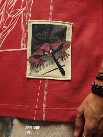 Buy Spider-Man: Webhead Men Super Oversized T-Shirts Online OS23