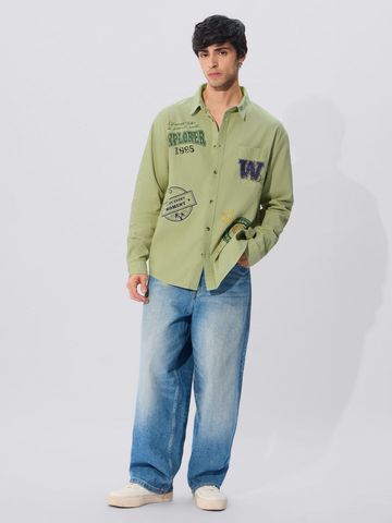 Buy TSS Originals: Travel Stamps Men Relaxed Shirts Online C76