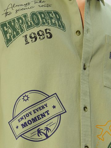 Buy TSS Originals: Travel Stamps Men Relaxed Shirts Online C76