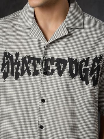 Buy Mickey Mouse: Skater Men Oversized Shirt Online C76