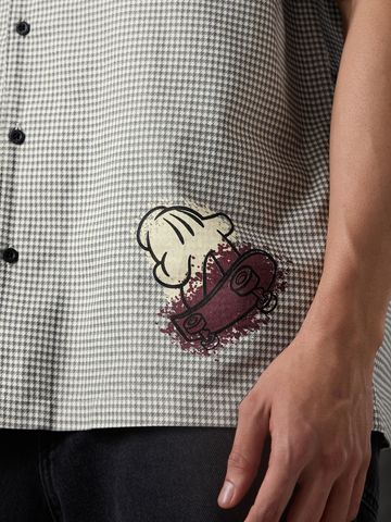 Buy Mickey Mouse: Skater Men Oversized Shirt Online C76