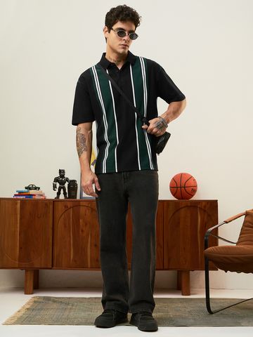 Buy Oversized Polo: Meadow Men Oversized Polo Online P09