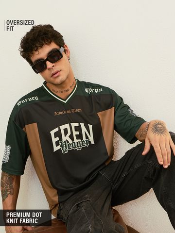 Buy Attack On Titan: Eren Yeager Oversized Jersey Online OS23