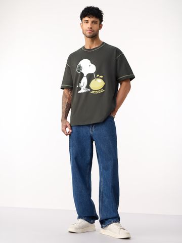 Buy Peanuts: Lemons Men Oversized T-Shirts Online OS23