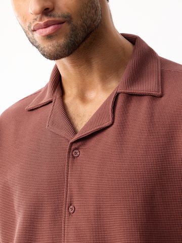 Buy Oversized Polo: Merlot Men Oversized Polo Online C76