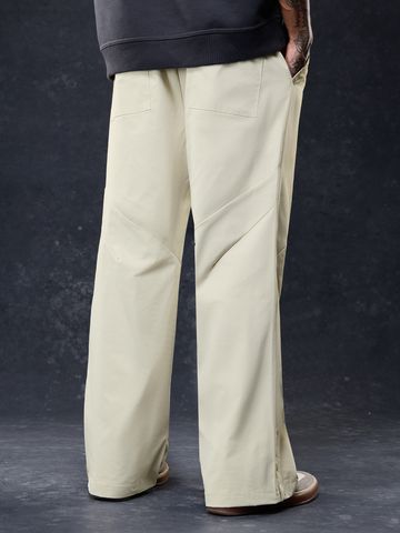 Buy Baggy-Fit Pants: Misty Grey Men Cargo Pants Online F56