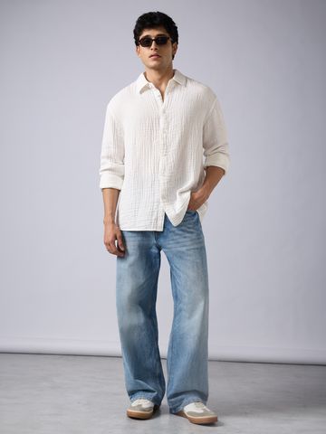 Buy Relaxed-Fit Shirt: Frost Men Relaxed shirts Online C76