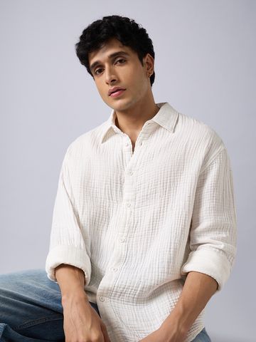 Buy Relaxed-Fit Shirt: Frost Men Relaxed shirts Online C76