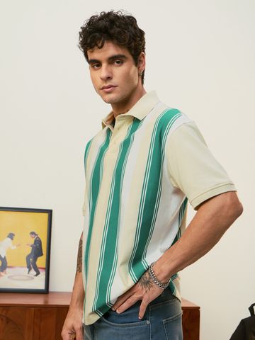 Buy Oversized Polo: Mint Men Oversized Polo Online P09