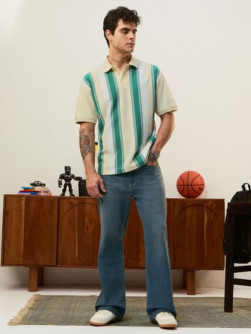 Buy Oversized Polo: Mint Men Oversized Polo Online P09