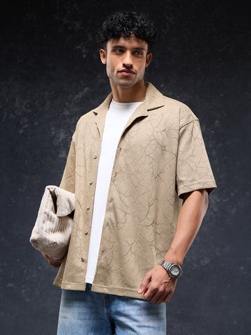 Buy Oversized Shirt: Desert Storm Men Oversized Shirts Online C76