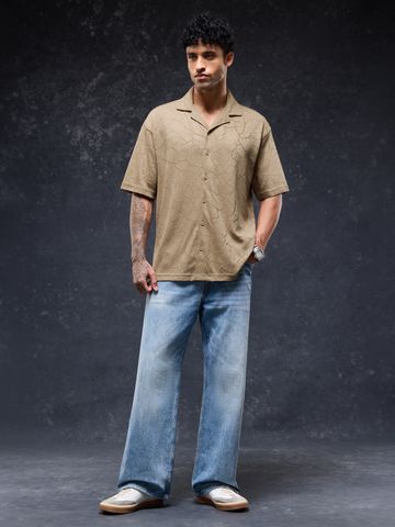 Buy Oversized Shirt: Desert Storm Men Oversized Shirts Online C76