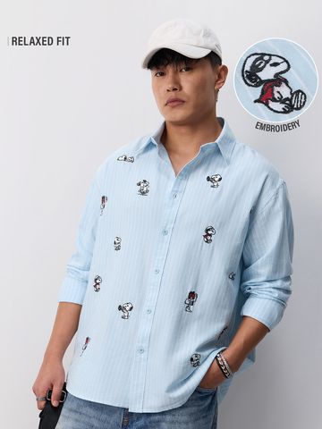 Buy Peanuts: Adventure Men Relaxed Shirts Online C76