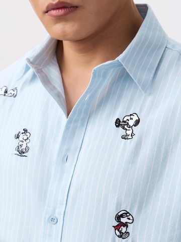 Buy Peanuts: Adventure Men Relaxed Shirts Online C76