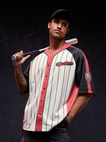 Buy Spiderman: Baseball 62 Men Baseball Shirts Online C76