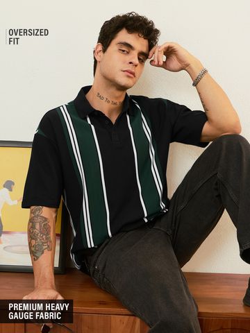 Buy Oversized Polo: Meadow Men Oversized Polo Online P09
