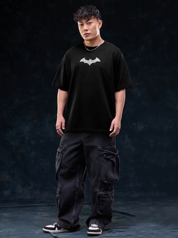Buy Batman: Silver Men Oversized T-Shirts Online OS23