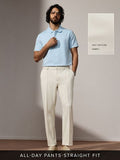 Buy Straight-Fit Pants: Ecru white Men Pants Online F56
