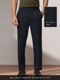 Buy Straight-Fit Pants: Indigo Blue Men Pants Online F56