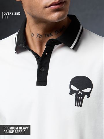 Buy Punisher Logo Oversized Polo Online P09