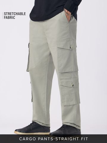 Buy Cargo Pants: Graphite Fade Men Cargo Pants Online F56