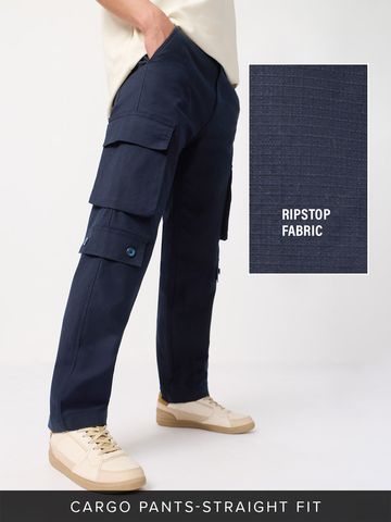 Buy Cargo Pants: Anchor Blue men Cargo Pant Online F56