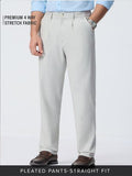 Buy Pleated Pants: Platinum Men Pants Online F56
