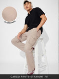 Buy Solids: Sandy Brown Men Cargo Pants Online F56