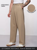 Buy Ottoman Textured Pants: Tuscan Men Pants Online F56