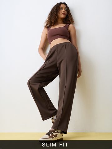 Buy Premium Scuba Joggers: Hazelnut Brown Women Joggers Online JB65