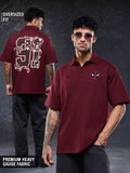 Buy Deadpool: Baroque Men Oversized Polos Online P09