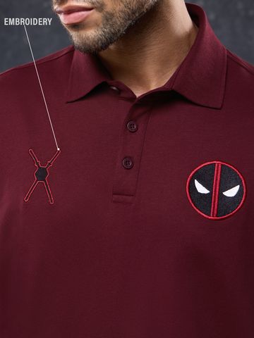 Buy Deadpool: Baroque Men Oversized Polos Online P09
