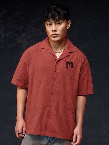 Buy Spider-Man: Webbed Wonder Men Oversized Shirts Online C76