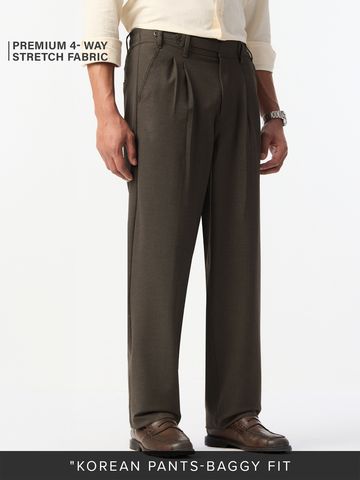 Buy Korean Pants: Brunette Men Super Flex Pants Online F56