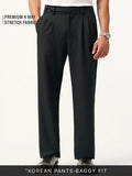 Buy Korean Pants: Chambray Men Korean Pants Online F56