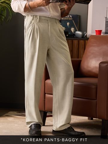 Buy Korean Pants: Sepia Men Super Flex Pants Online F56