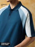 Buy Oversized Polo: Azure Men Oversized Polo Online P09